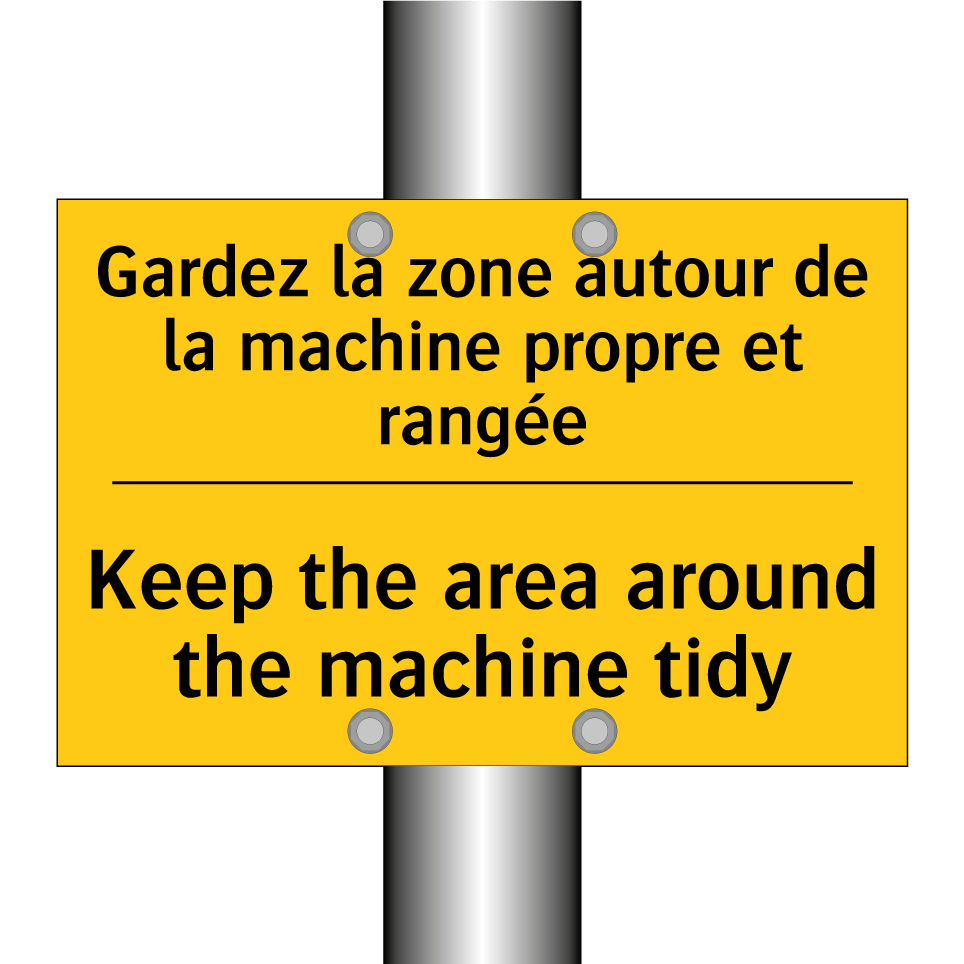 Gardez la zone autour de la machine  /.../ - Keep the area around the machine  /.../
