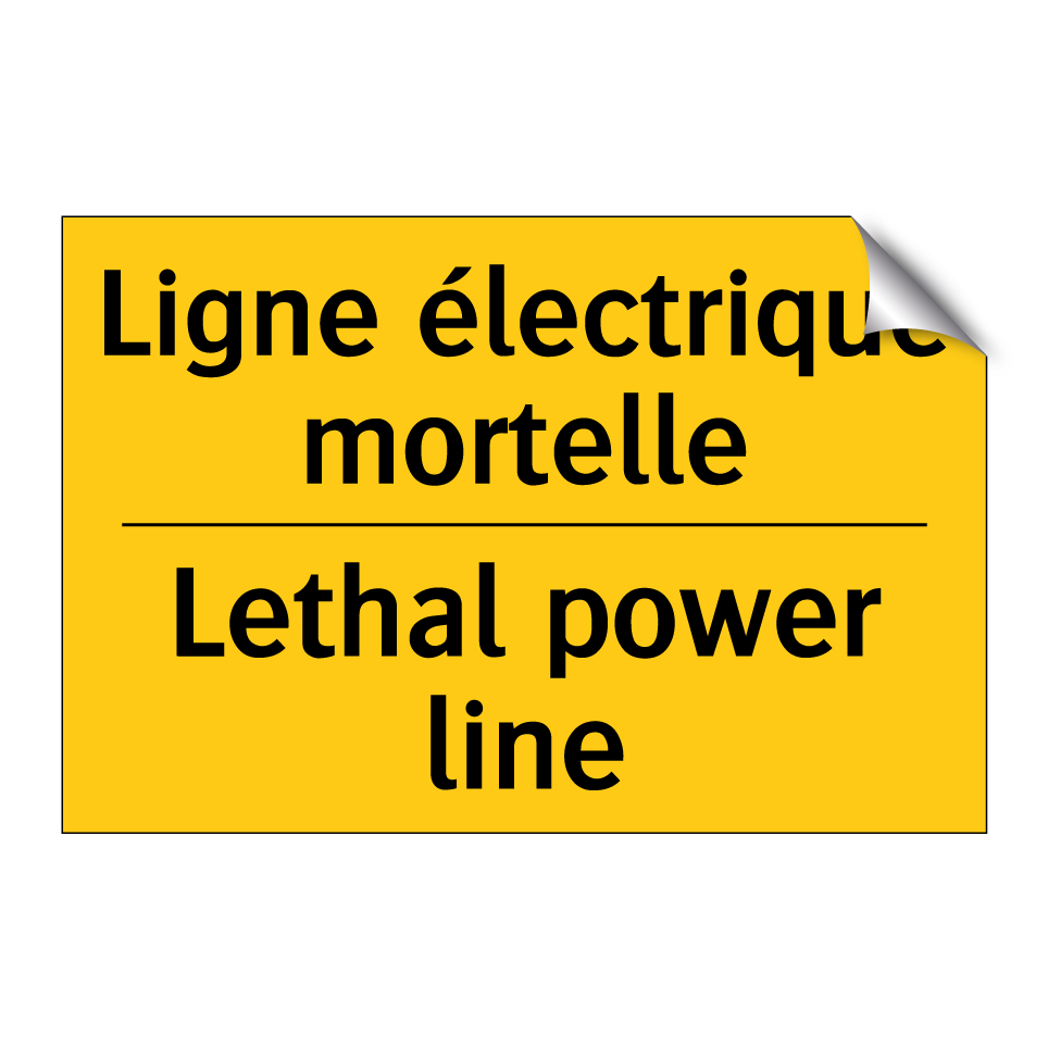Ligne électrique mortelle - Lethal power line