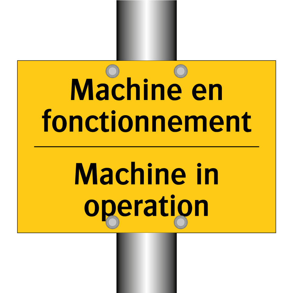 Machine en fonctionnement - Machine in operation
