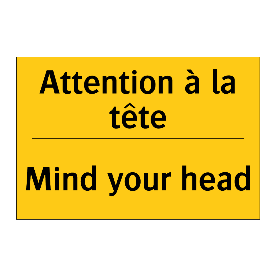 Attention à la tête - Mind your head
