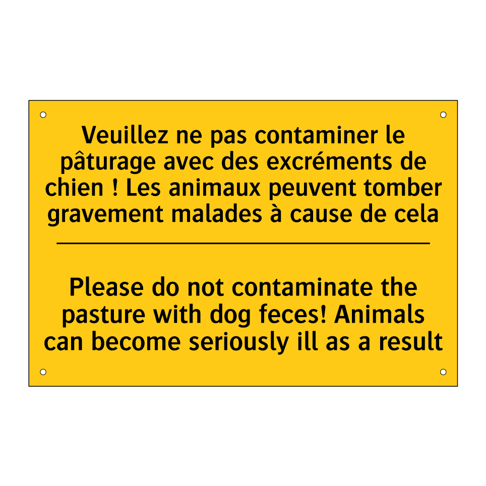 Veuillez ne pas contaminer le  /.../ - Please do not contaminate the  /.../