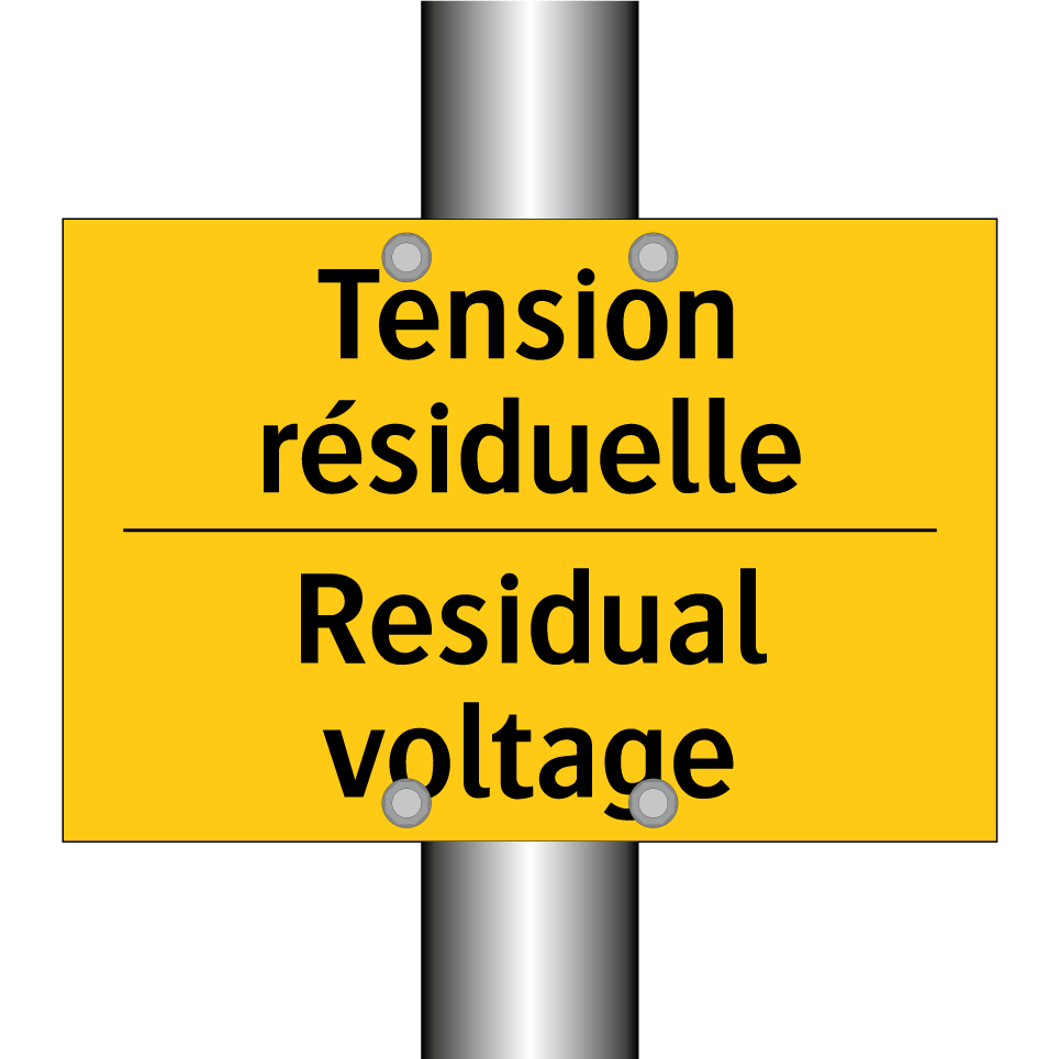 Tension résiduelle - Residual voltage