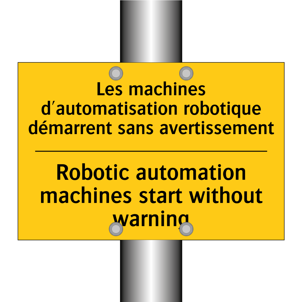 Les machines d'automatisation  /.../ - Robotic automation machines start  /.../