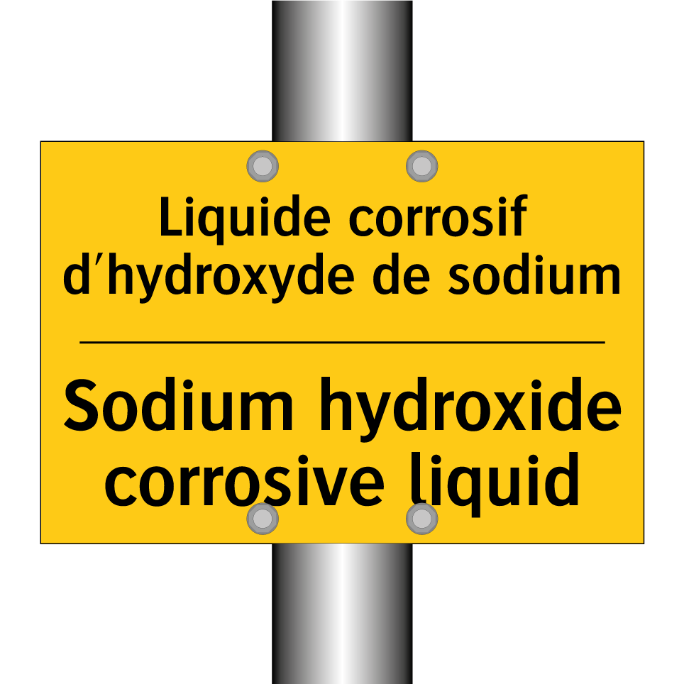 Liquide corrosif d'hydroxyde de  /.../ - Sodium hydroxide corrosive liquid /.../