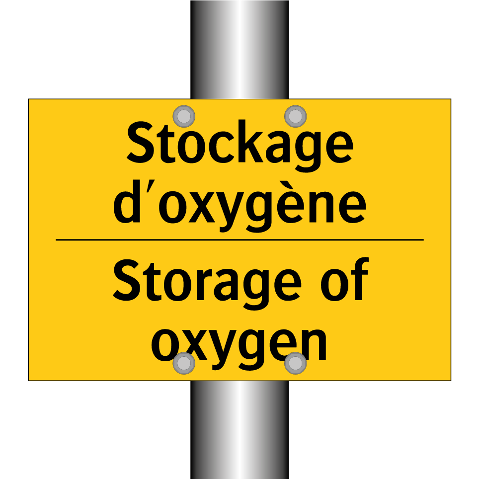 Stockage d'oxygène - Storage of oxygen