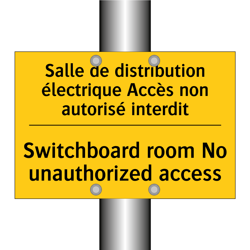 Salle de distribution électrique  /.../ - Switchboard room No unauthorized  /.../