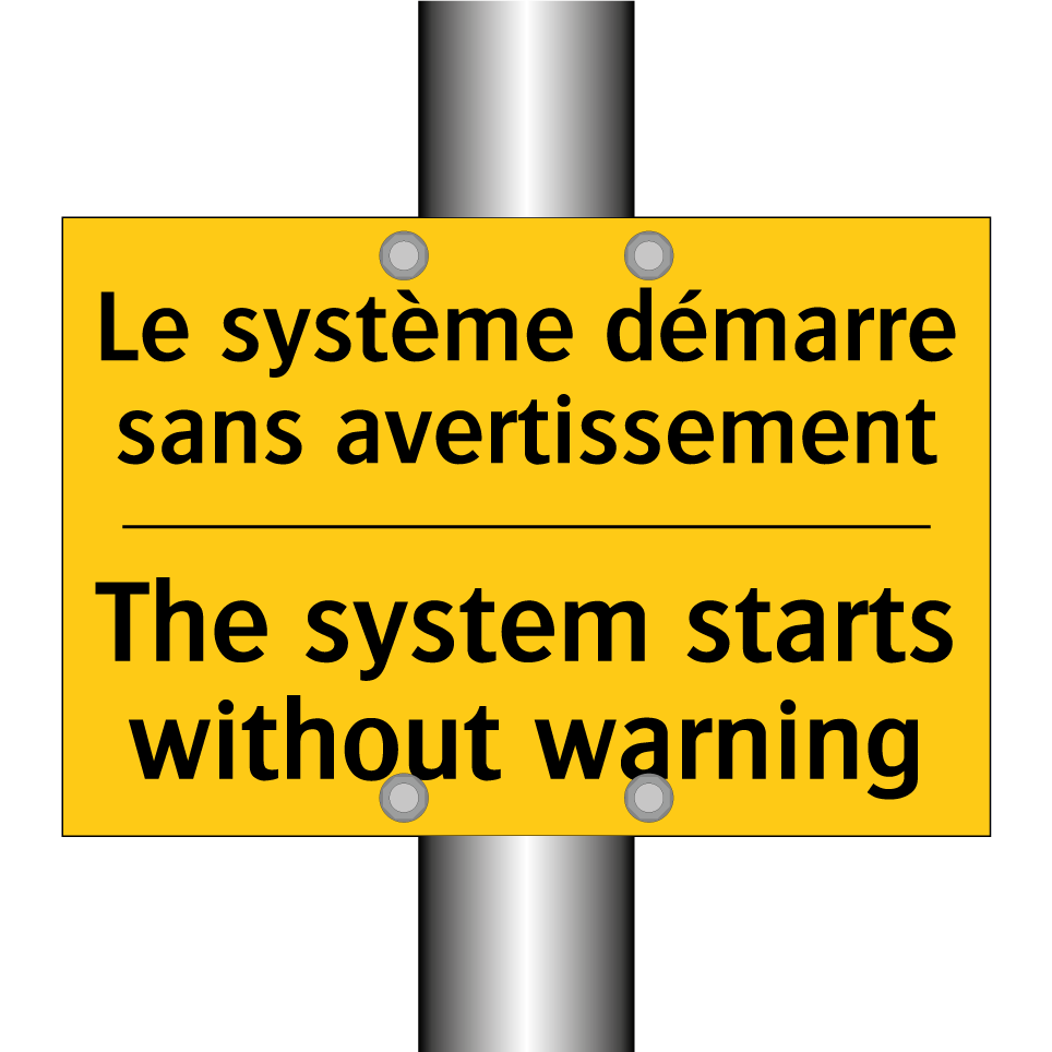 Le système démarre sans avertissement /.../ - The system starts without warning /.../