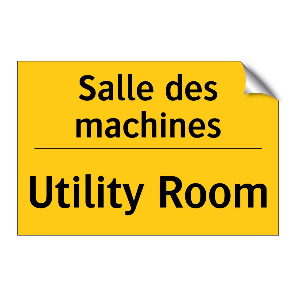 Salle des machines - Utility Room