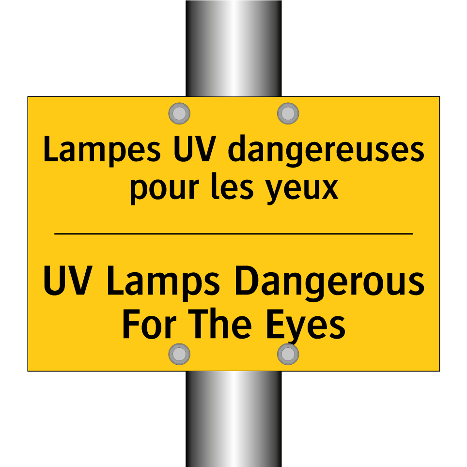 Lampes UV dangereuses pour les  /.../ - UV Lamps Dangerous For The Eyes /.../