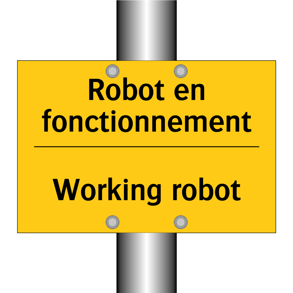 Robot en fonctionnement - Working robot
