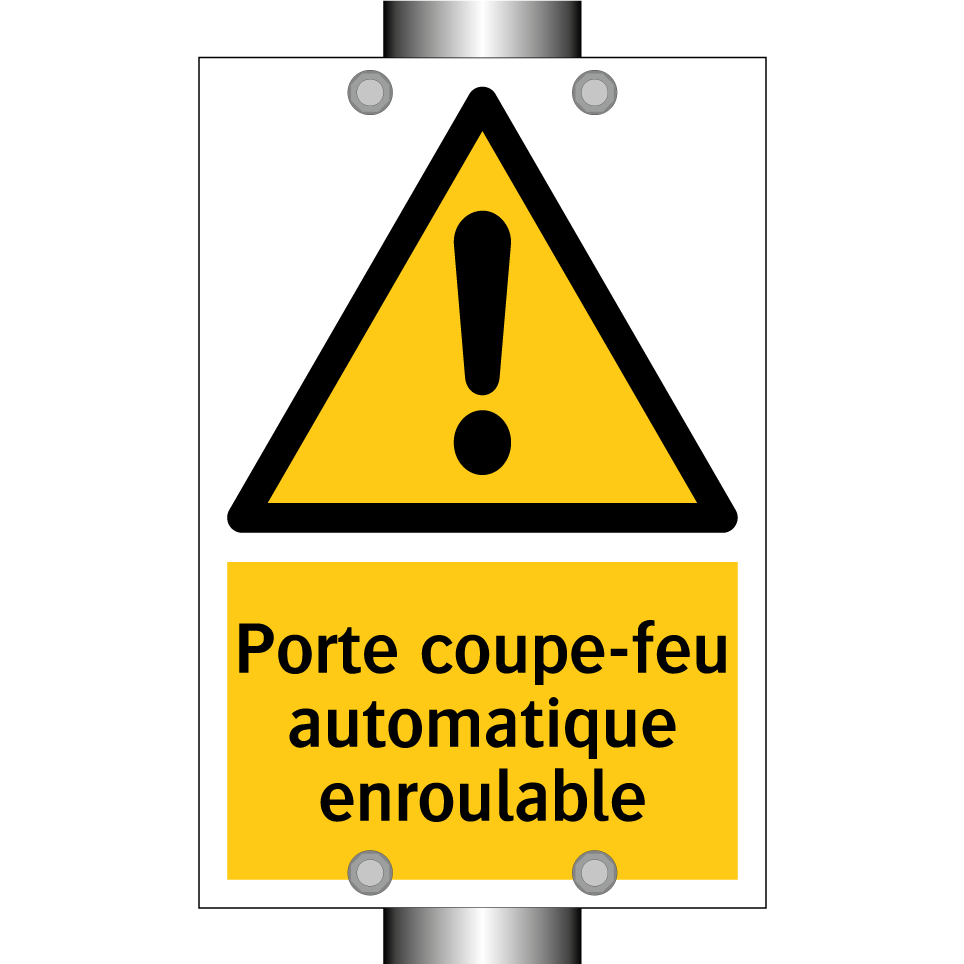 Porte coupe-feu automatique enroulable
