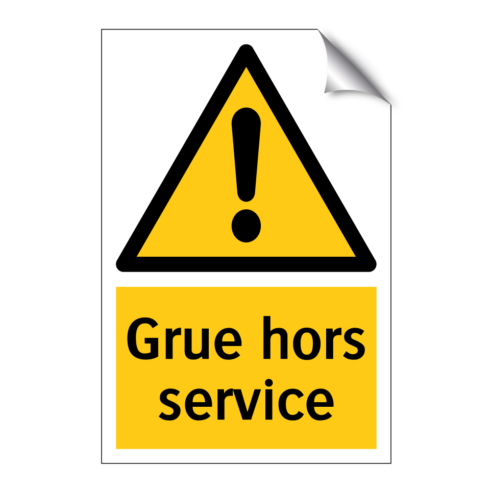 Grue hors service