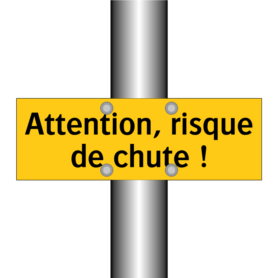 Attention, risque de chute !