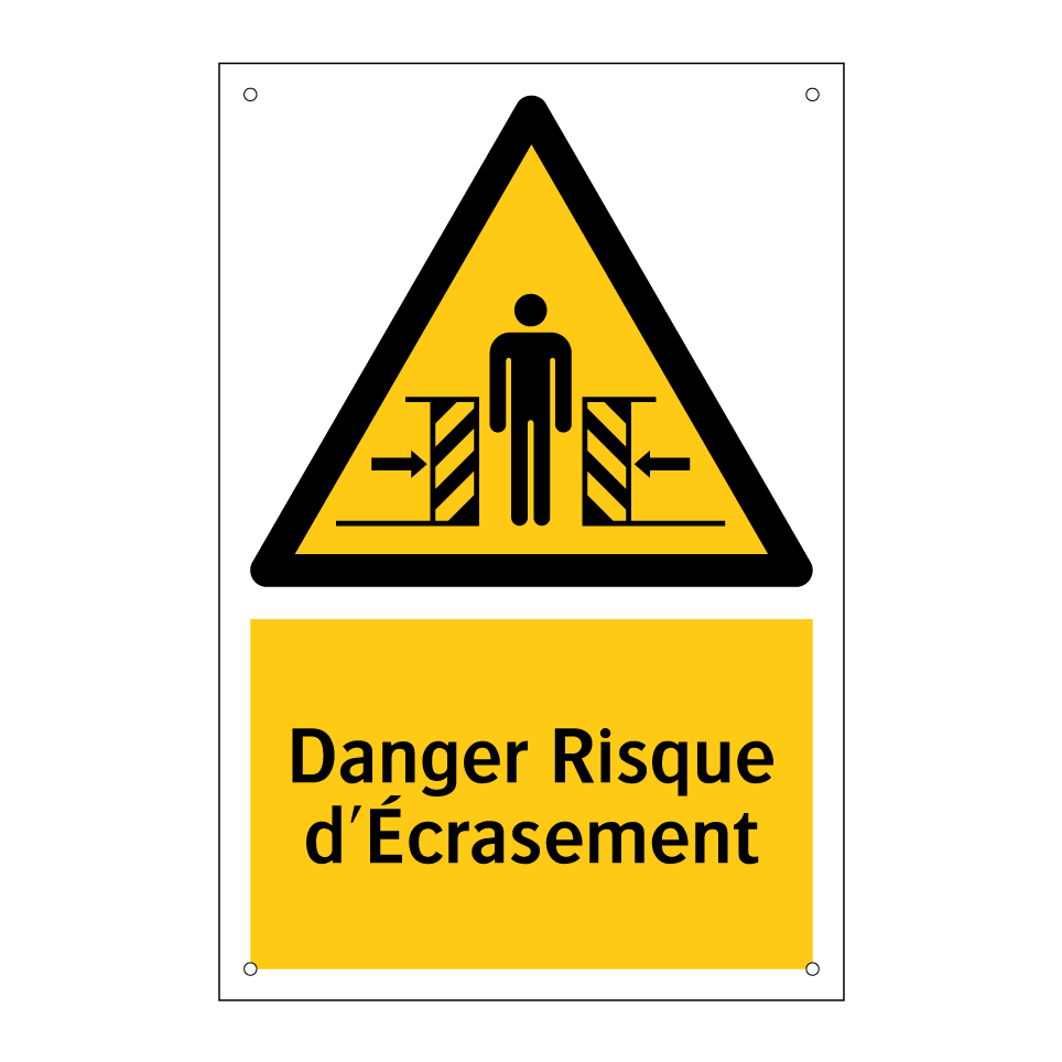 Danger Risque d'Écrasement