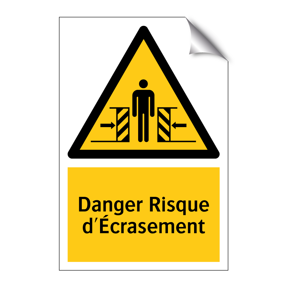 Danger Risque d'Écrasement