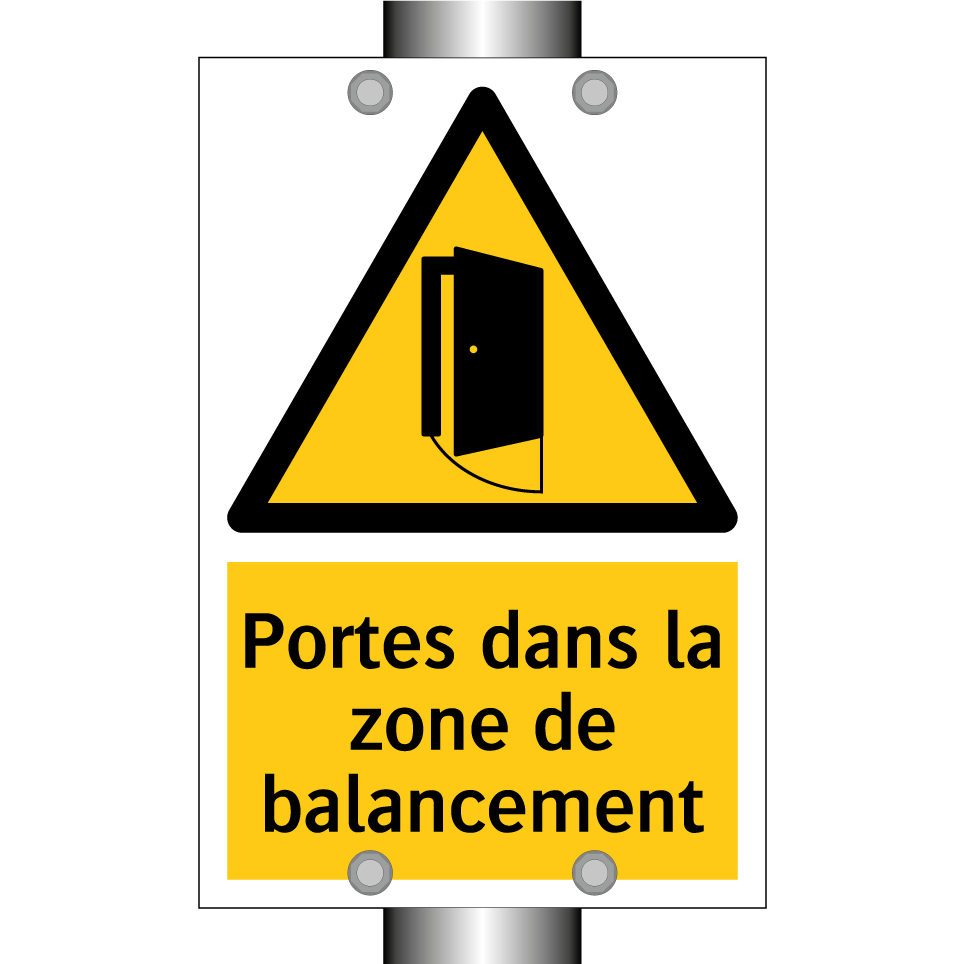 Portes dans la zone de balancement