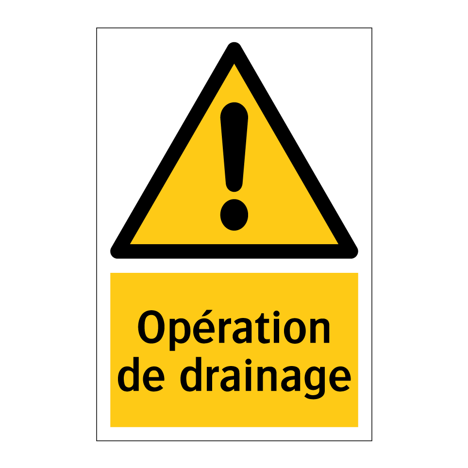 Opération de drainage