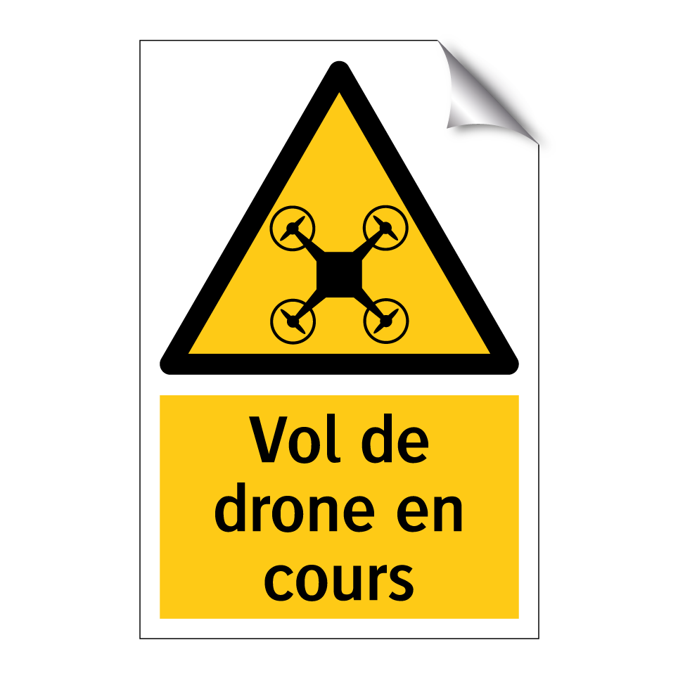 Vol de drone en cours