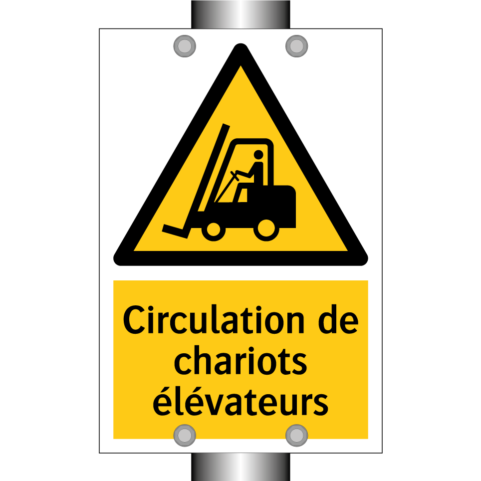 Circulation de chariots élévateurs