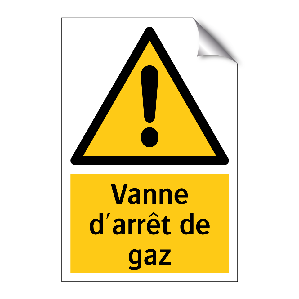 Vanne d'arrêt de gaz