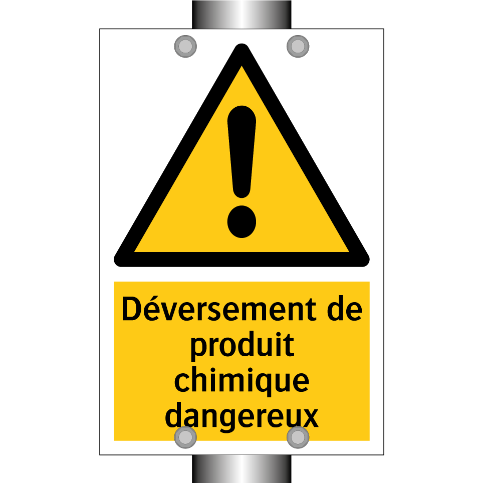 Déversement de produit chimique dangereux