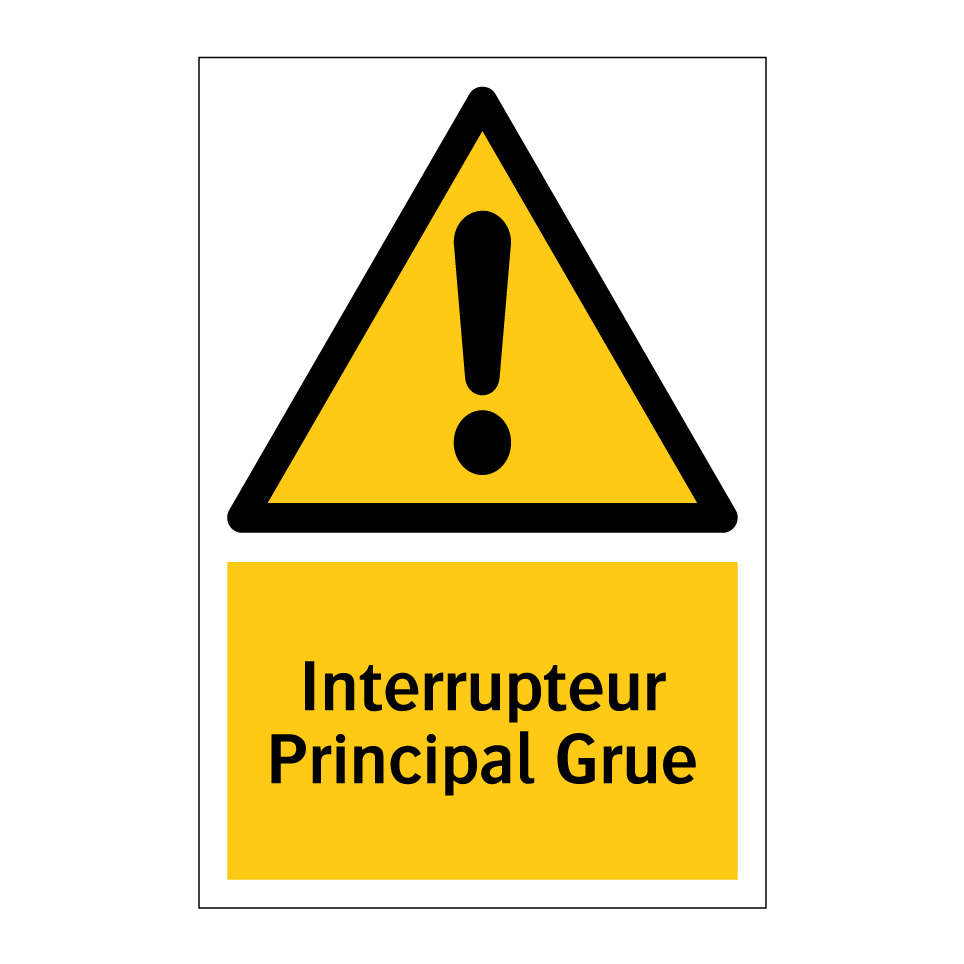Interrupteur Principal Grue