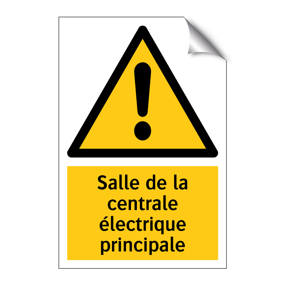 Salle de la centrale électrique principale