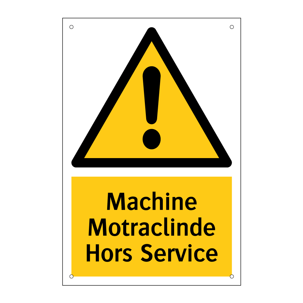 Machine Motraclinde Hors Service