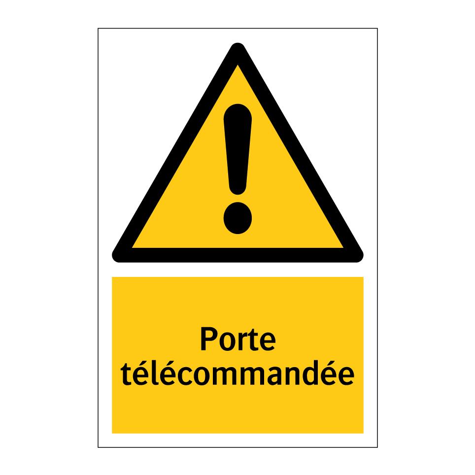 Porte télécommandée