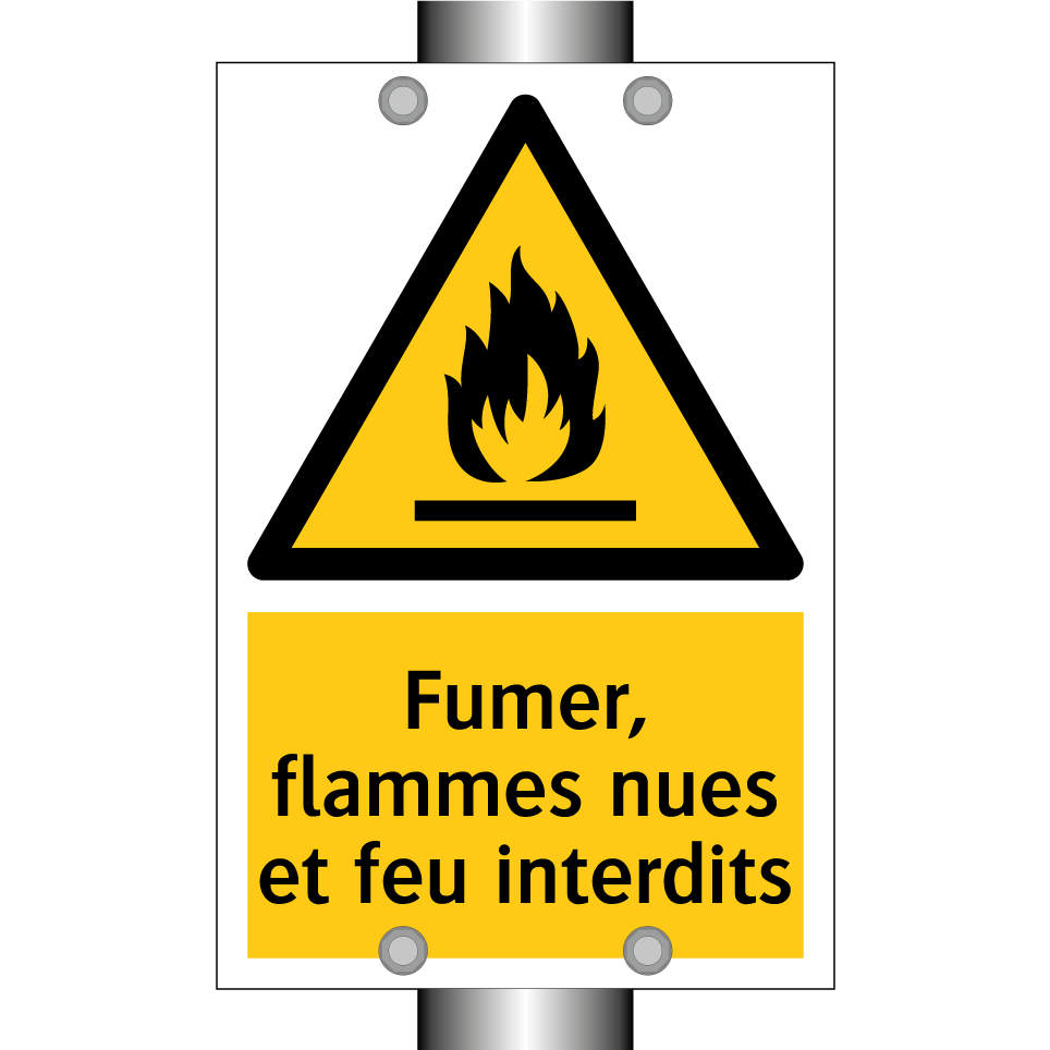 Fumer, flammes nues et feu interdits