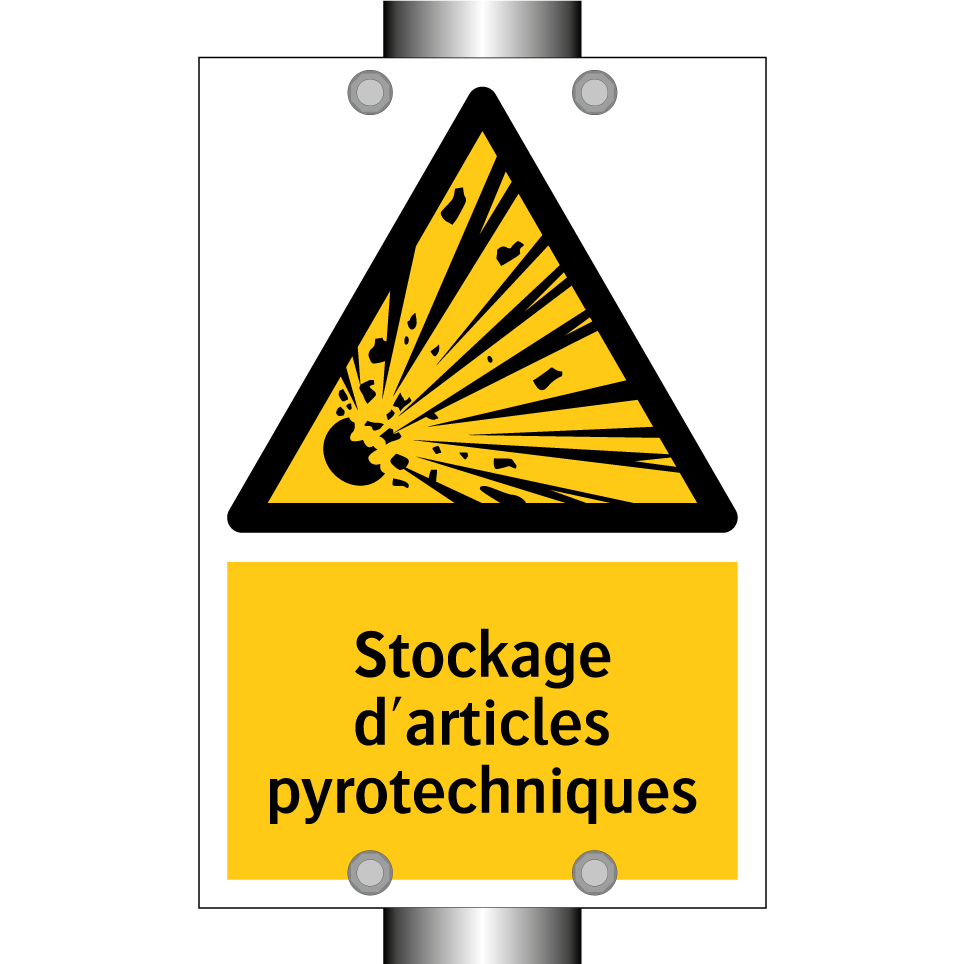 Stockage d'articles pyrotechniques