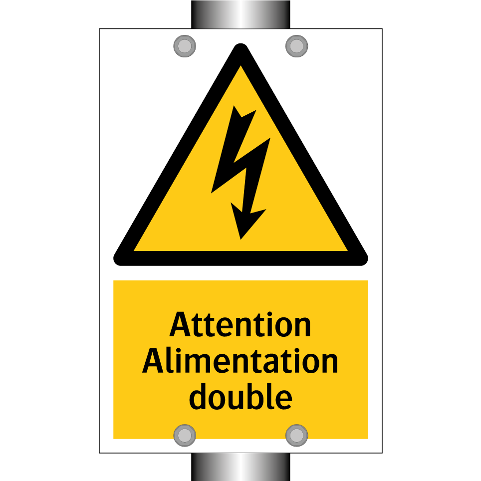 Attention Alimentation double