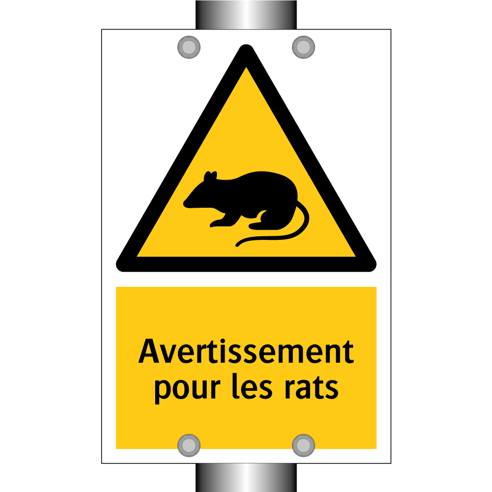 Avertissement pour les rats