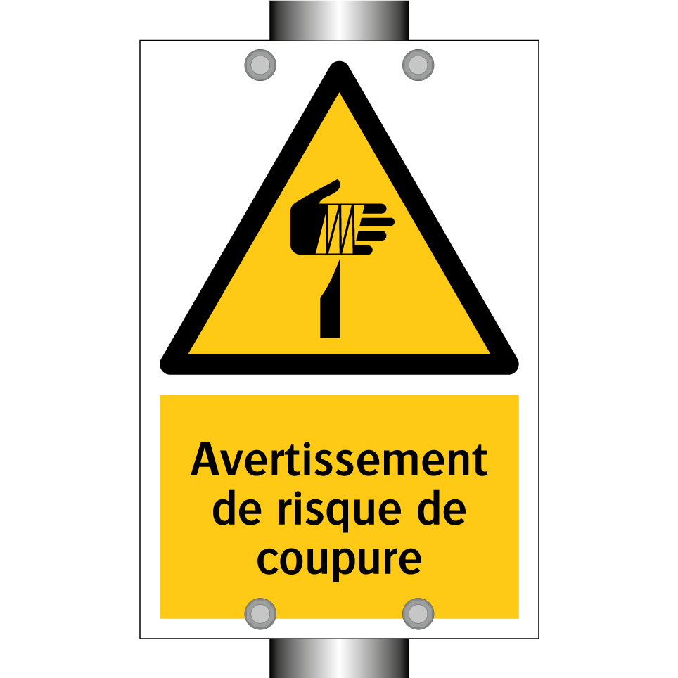 Avertissement de risque de coupure