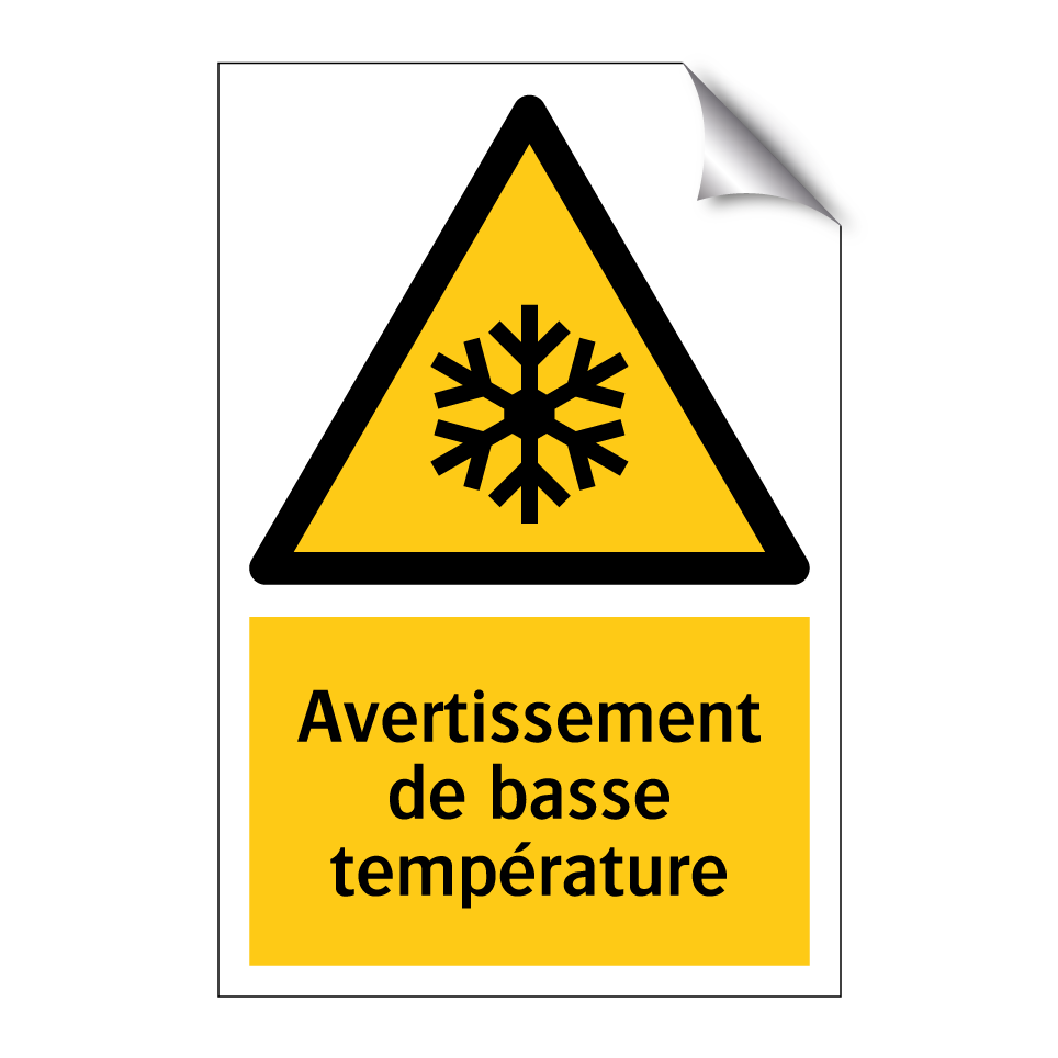 Avertissement de basse température