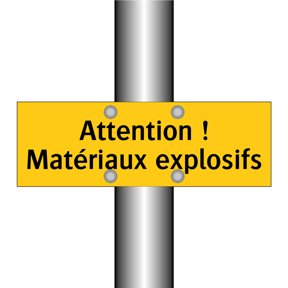 Attention ! Matériaux explosifs