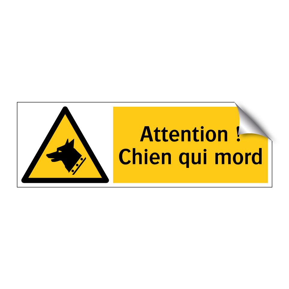 Attention ! Chien qui mord