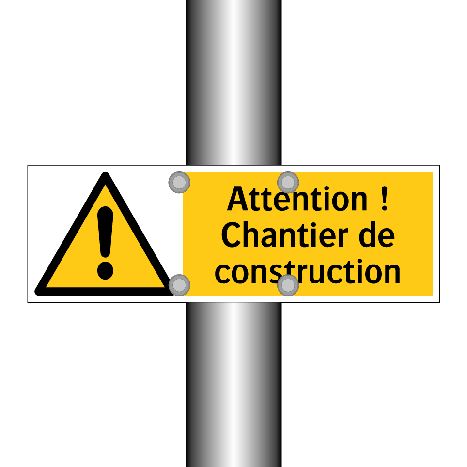 Attention ! Chantier de construction