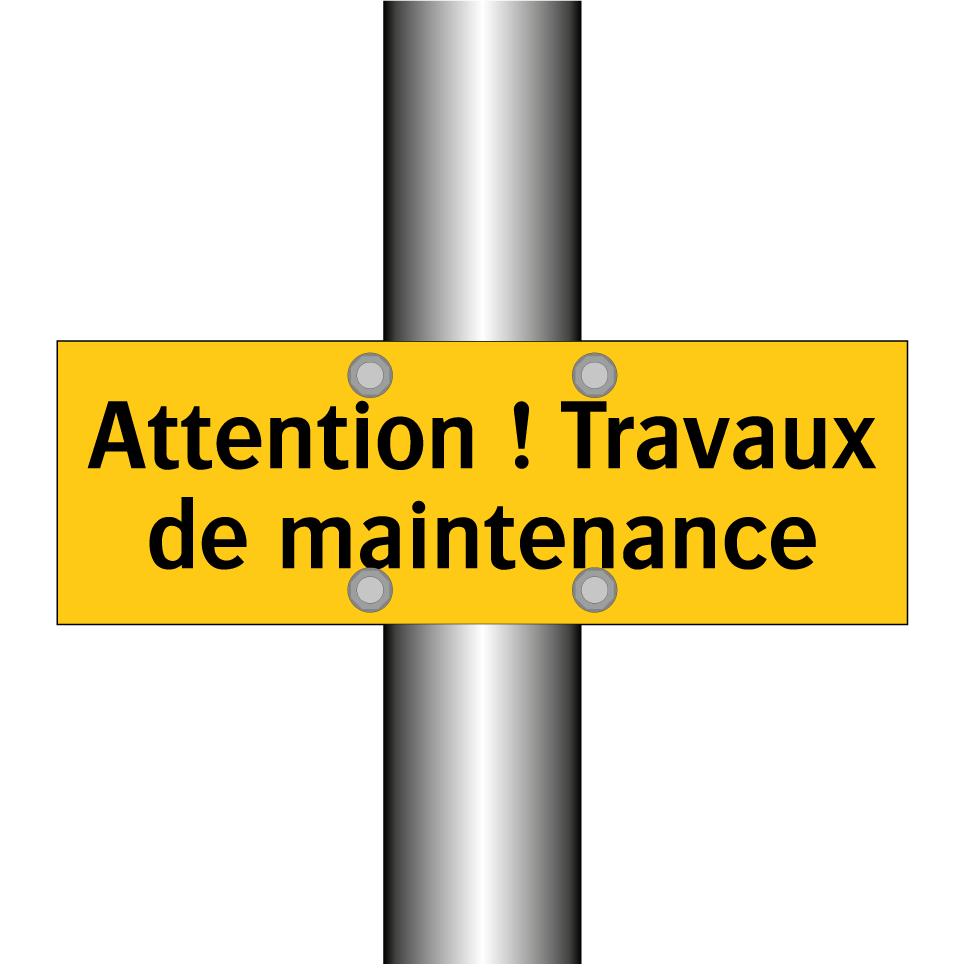 Attention ! Travaux de maintenance