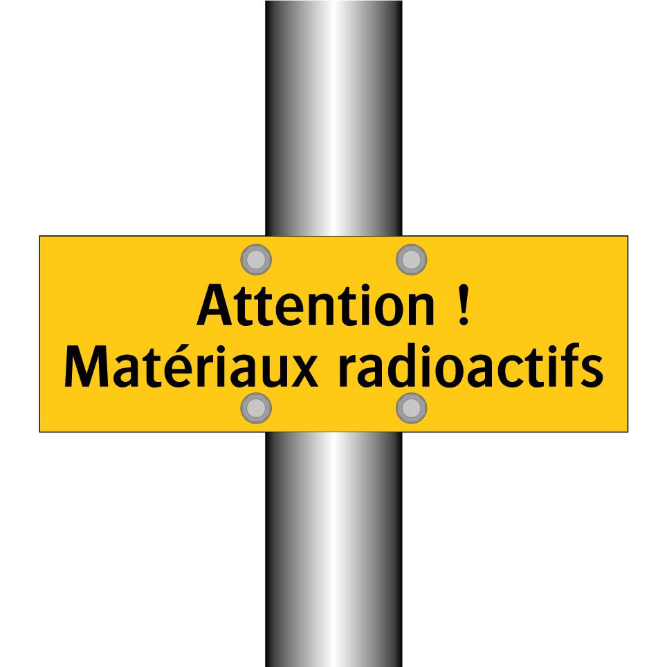 Attention ! Matériaux radioactifs
