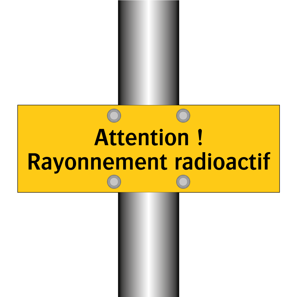Attention ! Rayonnement radioactif