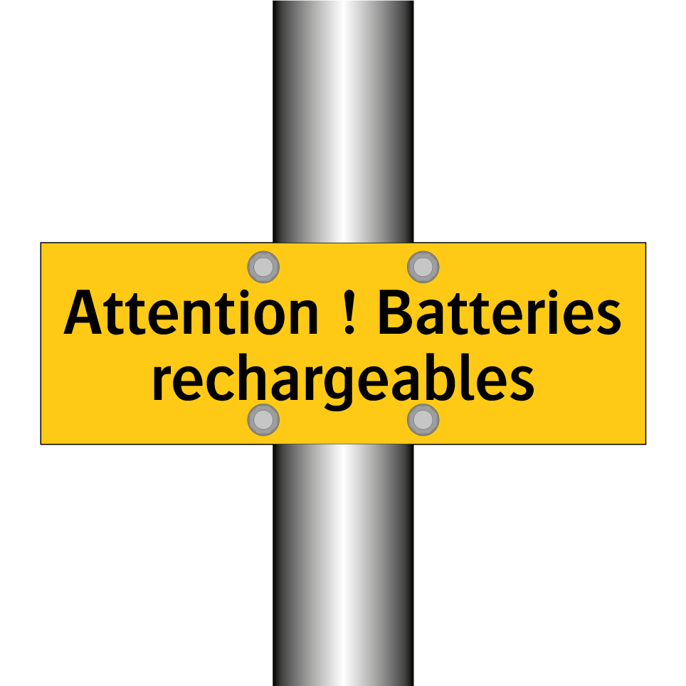Attention ! Batteries rechargeables