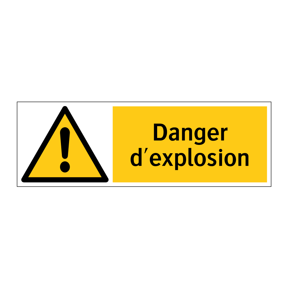 Danger d'explosion