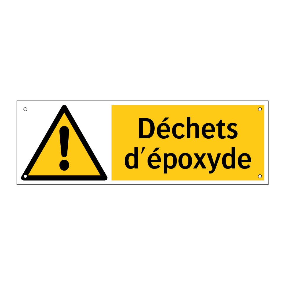 Déchets d'époxyde