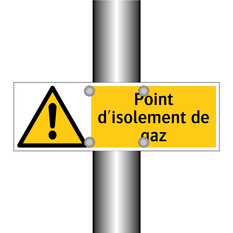 Point d'isolement de gaz