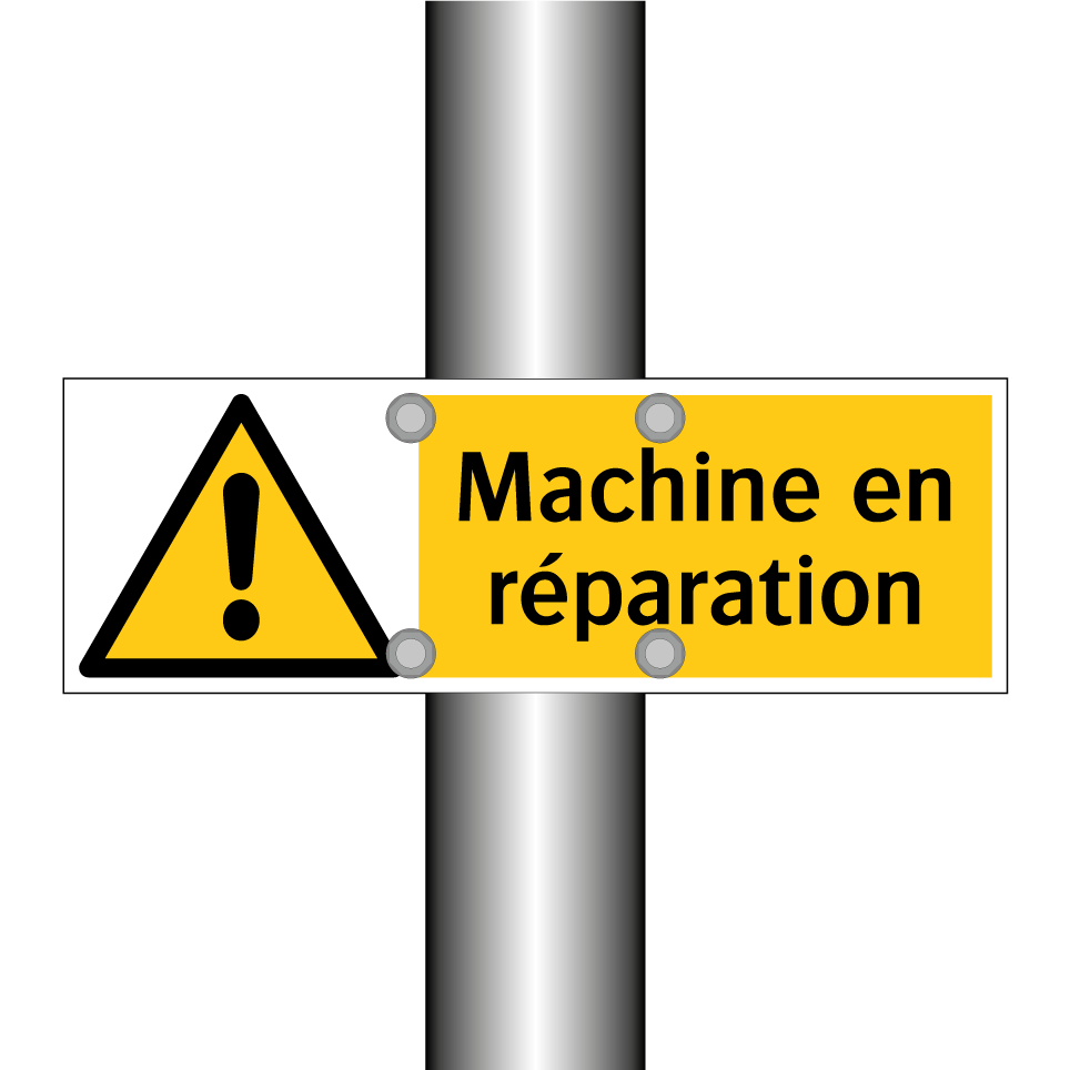 Machine en réparation