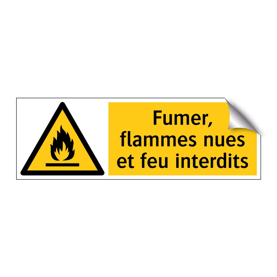 Fumer, flammes nues et feu interdits