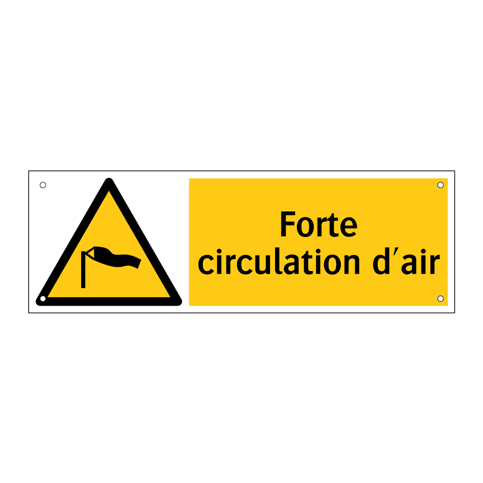 Forte circulation d'air