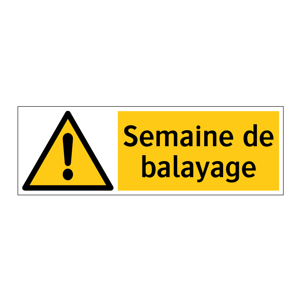 Semaine de balayage