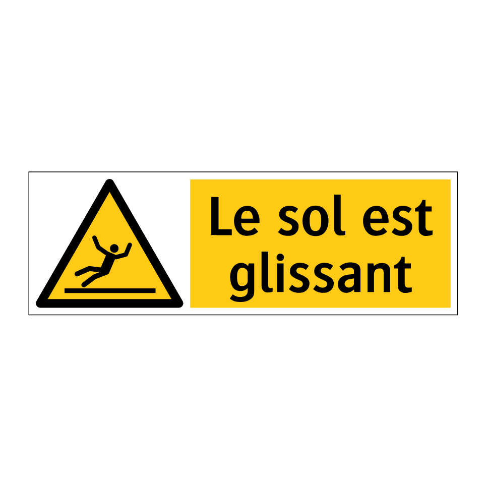 Le sol est glissant